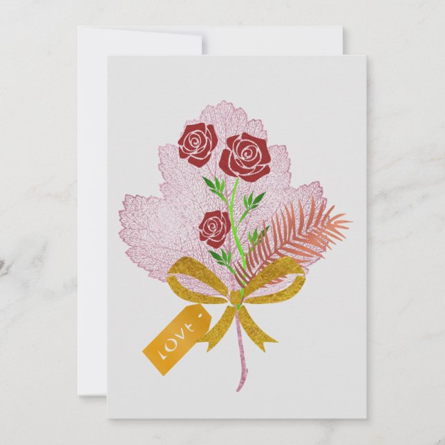 Cartão De Festividades amor (Frente)