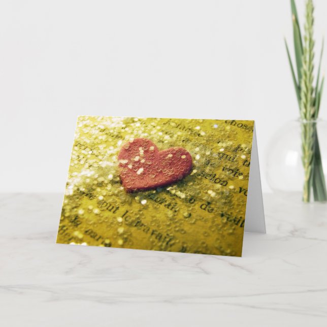 Cartão De Festividades Amor (Frente)