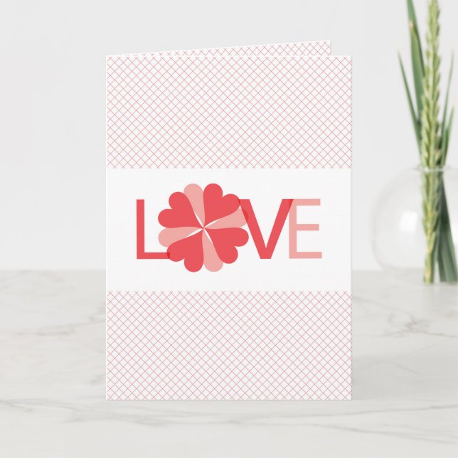 Cartão De Festividades Amor (Frente)