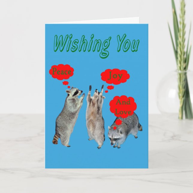 Cartão De Festividades amor ao natal (Frente)