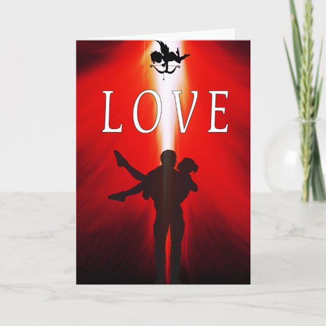 Cartão De Festividades Amor de cima (Frente)