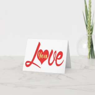 CARTÃO DE FESTIVIDADES AMOR DE NATAL & ANSIOSO PARA INICIAR O ANO NOVO