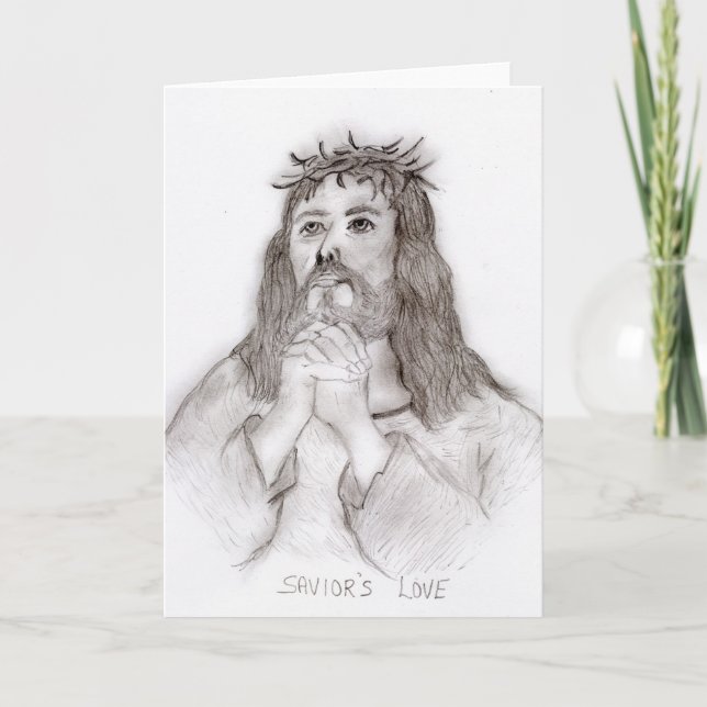 Cartão De Festividades Amor de Salvador (Frente)