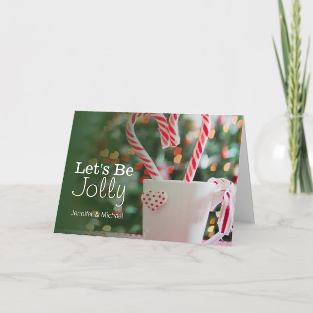 Cartão De Festividades Amor do Natal (Frente)