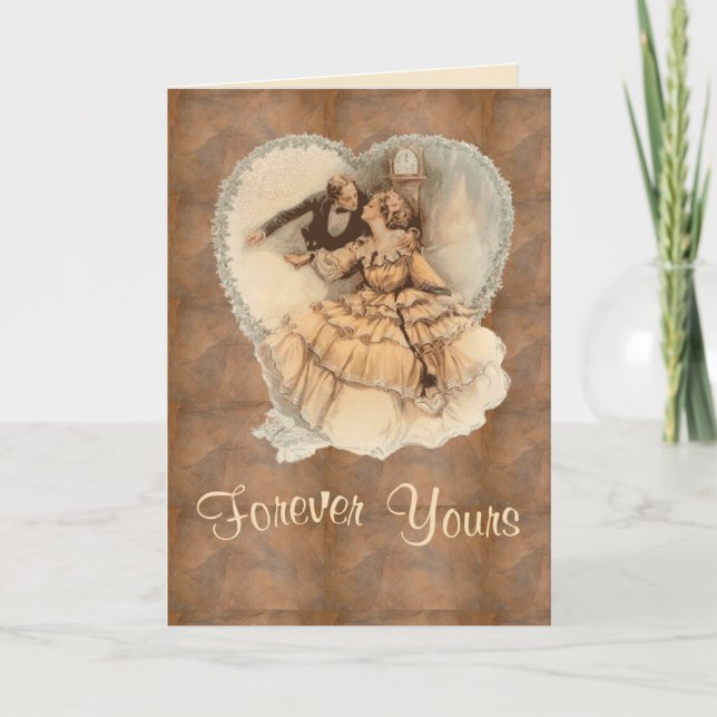 Cartão De Festividades Amor do Victorian (Frente)