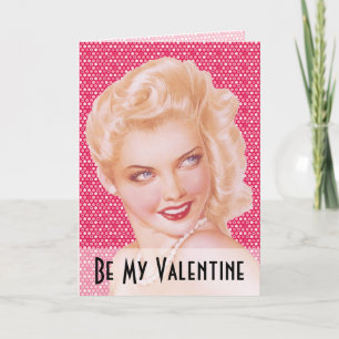 Cartão De Festividades Amor dos anos 40