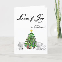 Amor e alegria no Natal - CARD