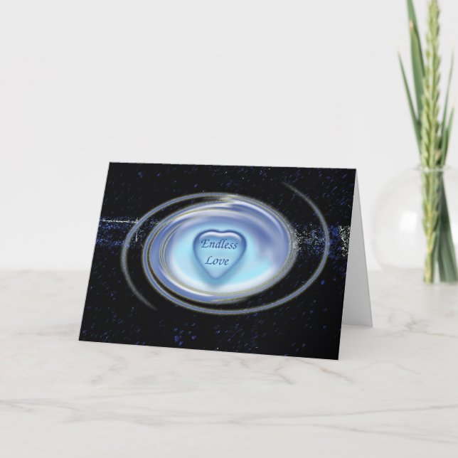 Cartão De Festividades Amor infinito (Frente)