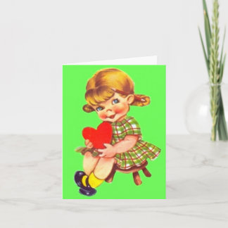 Cartão De Festividades Amor inocente