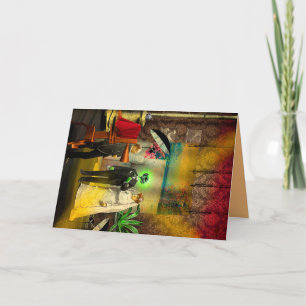 Cartão De Festividades Amor inter-racial