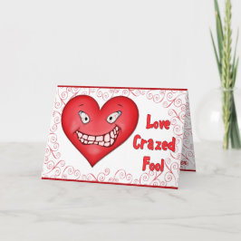 Cartão De Festividades Amor Louco