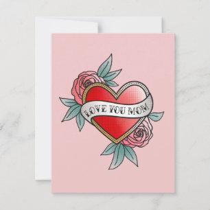 Cartão De Festividades Amor Mãe