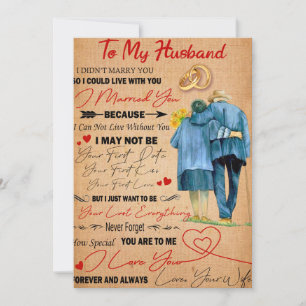 Cartão De Festividades Amor Marido   Carta Para Meu Marido Eu Te Amo