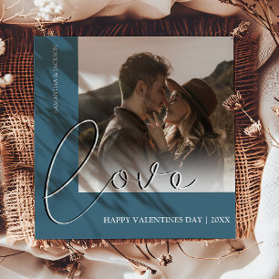 Cartão De Festividades Amor mínimo moderno Feriado do Dia de os namorad