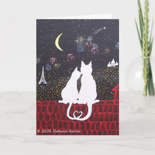 Cartão De Festividades Amor no à Paris de Paris - de L'Amour