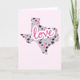 Cartão De Festividades Amor no Texas - Dia de os namorados