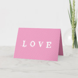 Cartão De Festividades AMOR ・ Padrão cardíaco \ Texto