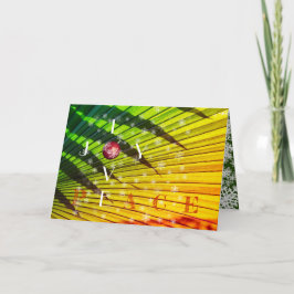 Cartão De Festividades Amor,Paz,Cartão de Natal