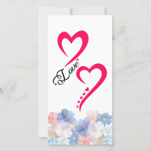 Cartão De Festividades Amor puro como uma Flor