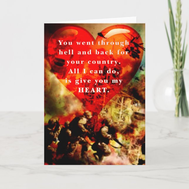 Cartão De Festividades Amor Veterano (Frente)