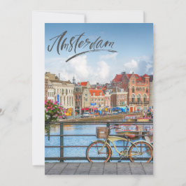 Cartão De Festividades Amsterdã