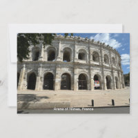 Anfiteatro Romano, Nimes, França em um
