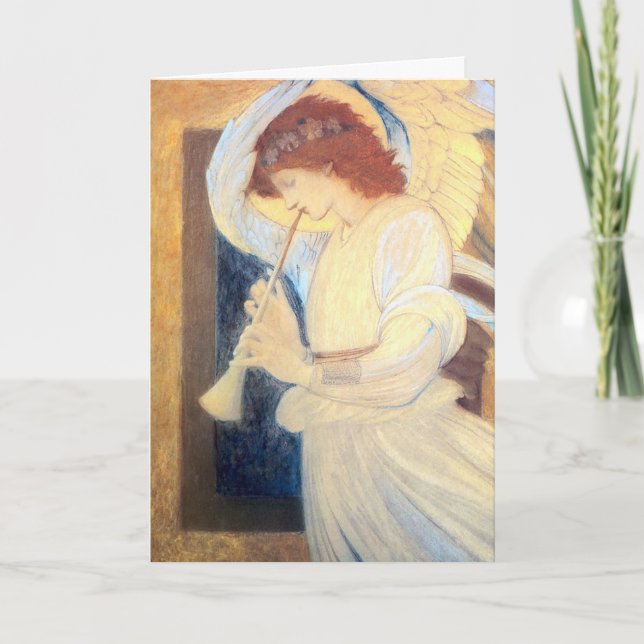 Cartão De Festividades Angel Christmas Cards - Edward Burne-Jones (Frente)