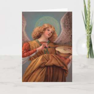 Cartão De Festividades Angel with a Violin Note Card