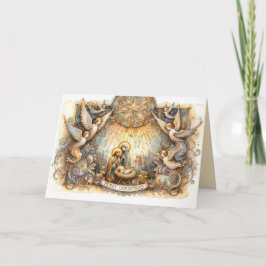 Cartão De Festividades Angels' Lullaby