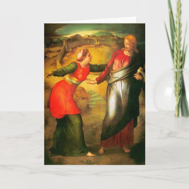 Cartão De Festividades Angolo Bronzoni - Toque-me Não (Frente)