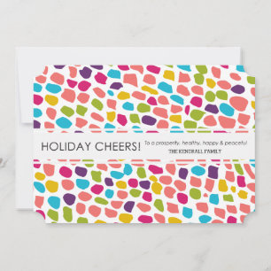 Cartão De Festividades animações coloridas de férias