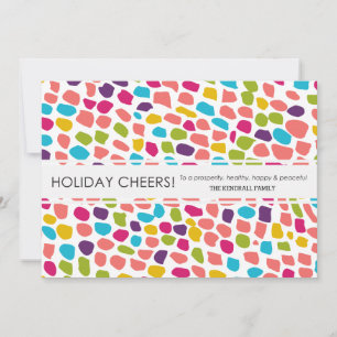 Cartão De Festividades animações coloridas de férias