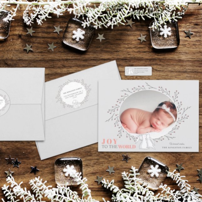 Cartão De Festividades Animais da Floresta Alegrem-se com a Foto Mundial (Criador carregado)