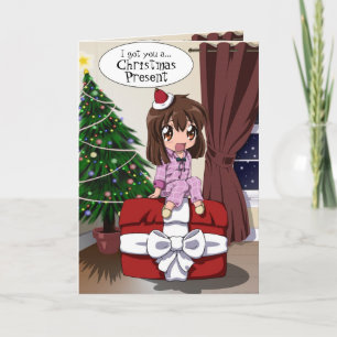 Cartão De Festividades Anime Christmas 2