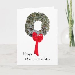 Cartão De Festividades Aniversário de Natal 2