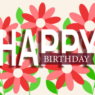 Cartão De Festividades Aniversário Saudação