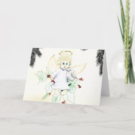 Cartão De Festividades Anjo