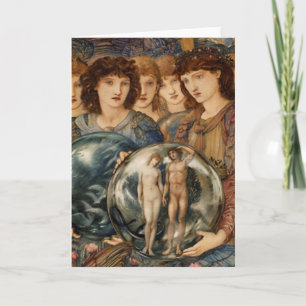 Cartão De Festividades Anjo da Criação por William Burne-Jones