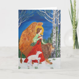 Cartão De Festividades Anjo da paz