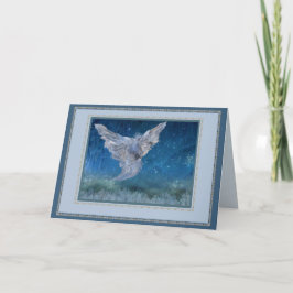 Cartão De Festividades Anjo de cristal (guarnição do quadro)