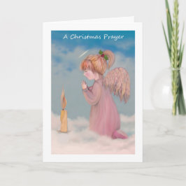 Cartão De Festividades Anjo Guardião de Natal