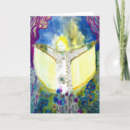 Cartão De Festividades Anjo Natal.