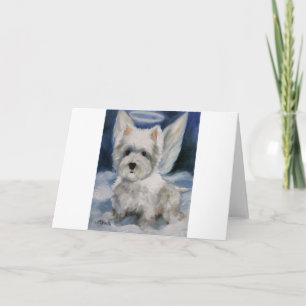 Cartão De Festividades anjo pequeno