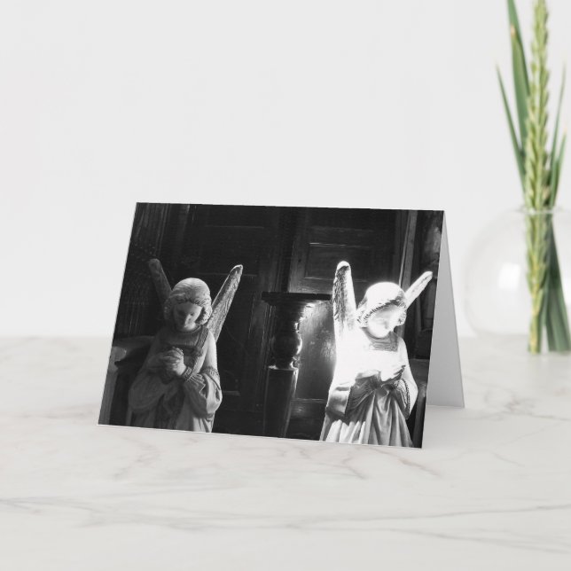 Cartão De Festividades Anjos (Frente)