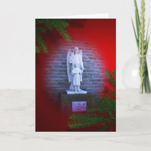 Cartão De Festividades Anjos santamente - anjo do Natal