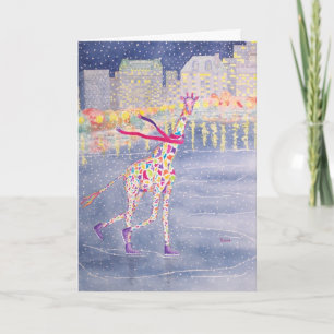 Cartão De Festividades Annabelle on Ice Christmas & New Year Card