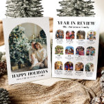 Cartão De Festividades Ano de Arch Moderno no Natal da Família Revisora<br><div class="desc">Compartilhe os momentos favoritos de sua família do ano com o nosso Ano de Arch Moderno no Cartão de Férias de Natal da Família Review! Este elegante design apresenta um traçado elegante, perfeito para mostrar uma coleção de fotos queridas do ano passado. Cada imagem pode destacar memórias especiais, marcos ou...</div>