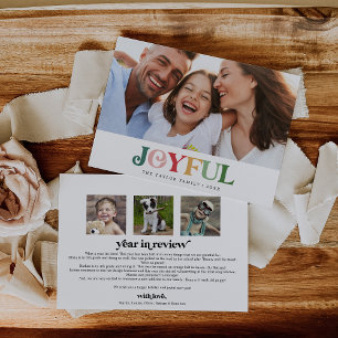 Cartão De Festividades Ano De Natal Colorido Em Revisão Paisagem