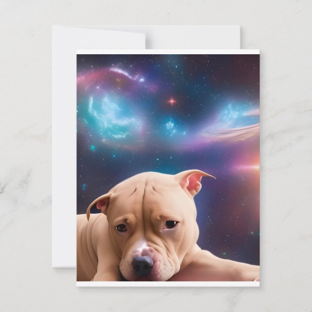 Cartão De Festividades Ano do Cão (Frente)