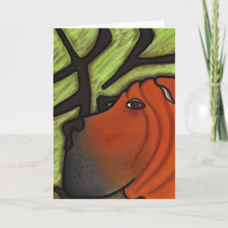 Cartão De Festividades Ano do cão